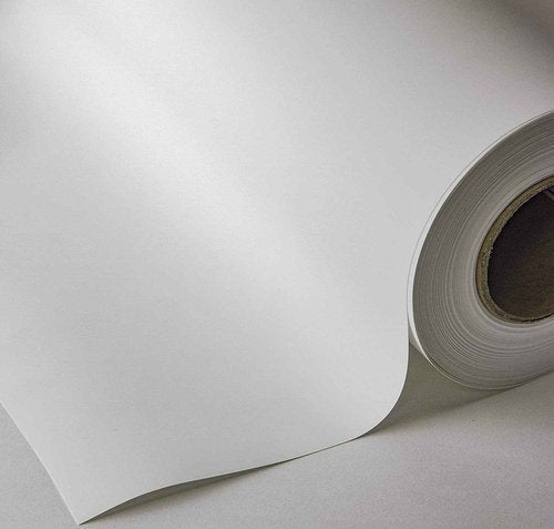 RCdepot1-1 x 36 inch x 100 ft Matte Polypropylene Banner roll (self adhesive) film poly Vinyl Waterproof, Tear Resistant, 2 inch core, Wide Format Inkjet print poster signs pvc