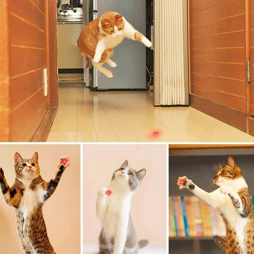 NHOEBICK Red Laser Pointer High Power Long Range, Red Light High Power Laser Pointer Rechargeable for Presentations Outdoor Cats Dogs Pets Cat Toys