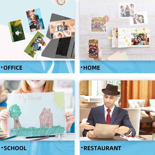 Uinkit 100Pack Legal Thermal Lamintiang Sheets 9x14.5 inches 4mil and 100Pack Menu Laminating Pouches 11.5x17.5 inches Clear Glossy Rpunded Corner