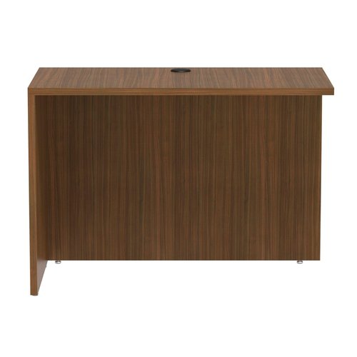 Alera VA354224WA Valencia Series 42 in. x 23-5/8 in. x 29-1/2 in. Reversible Return/Bridge Shell - Modern Walnut