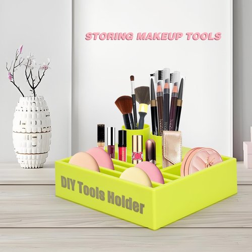 EHDIS Multipurpose Caddy Organizer 2PCS Desk Organizers DIY Tool Holder for Vinyl Wrap Kit, Home Office Supplies, Art Supplies, Make-up & Kitchen Use