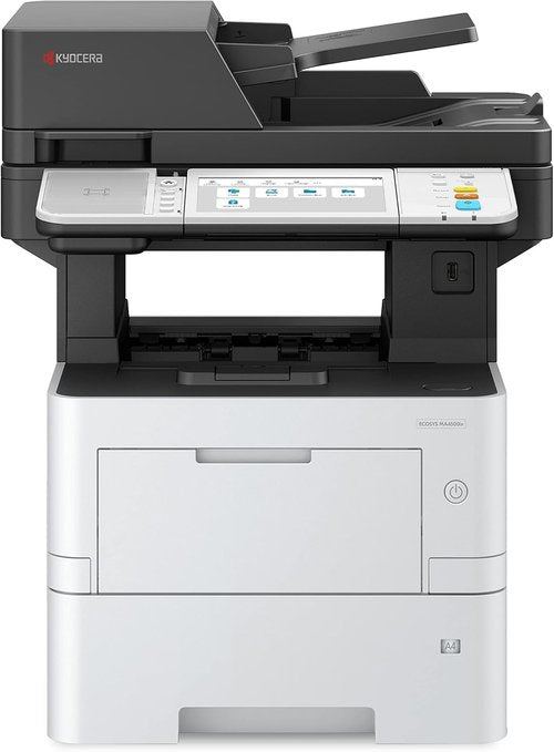 Kyocera ECOSYS MA4500ix Multifunctional Monochrome Laser Printer - 47 ppm, 1200 dpi, 7" Touchscreen