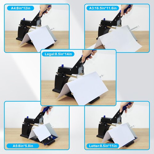 Rayson SH-03 Heavy Duty Saddle Stapler - Versatile Manual Stitching for Saddle & Flat Stapling