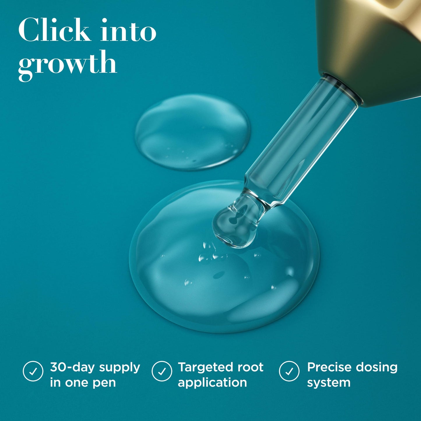 OGX ProGrowth + Peptide Scalp Serum, Hair Serum, 0.33 Fl Oz