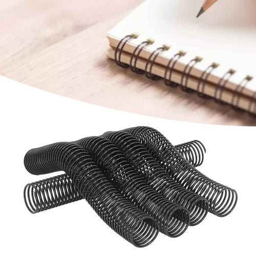18 Pcs Spiral Binding Coil 38mm Diameter 48 Loop 4:1 Pitch 310 Sheet Capacity Binding Combs for Engineering Documents