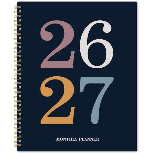 2026-2027 Monthly Planner - 2026-2027 Planner from July 2026 - Deccember 2027, Monthly Planners 8.5''x11'', 18 Months with Tabs, Large Daily Blocks, Double Inner Pocket