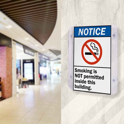 CiaoHER Acrylic Sign Holder 8.5 x 11, Clear Acrylic Frames Glass Window Wall Mount Advertising Signage Sign Holder with 4 Suction Cups for Mall, Office, Home, Restaurant, Vertical （6 Pack）