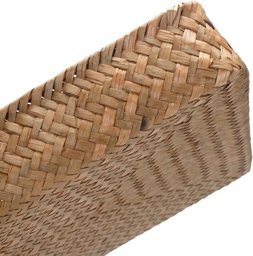 Seagrass Letter Tray - Woven Desk Organizer for Papers & Documents | Stylish Wicker Design