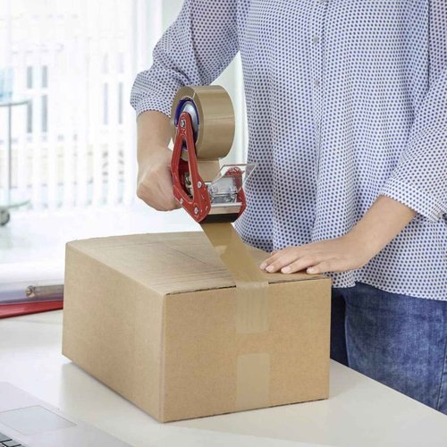 2Inch Brown Packing Tape, 2.0 Mils 110 Yards - High Tensile Strength for Shipping, Moving Boxes Sealing & Packaging, Superior Hold and Tear Resistance