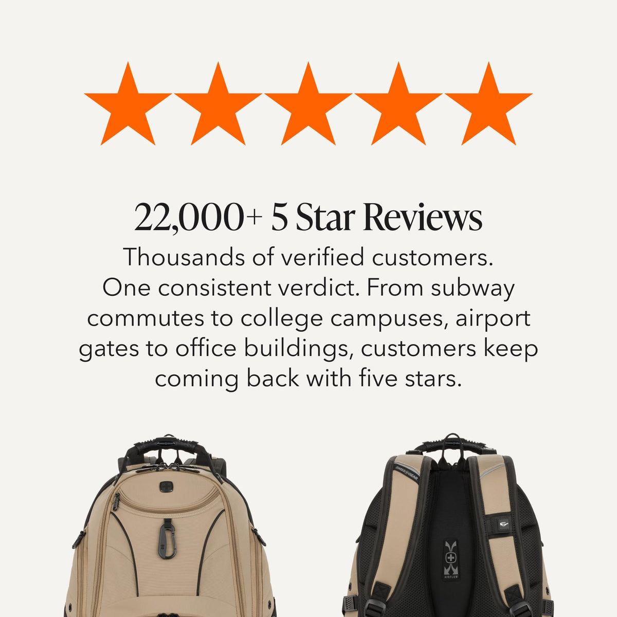 SWISSGEAR 1900 ScanSmart Laptop Backpack, Fits Most 17-Inch Laptops, TSA-Friendly Lay-Flat Design, RFID Protection, and Tablet Pocket, Black, 31L, 18.5-Inch
