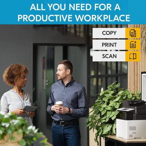 Kyocera ECOSYS MA4500ix Multifunctional Monochrome Laser Printer - 47 ppm, 1200 dpi, 7" Touchscreen