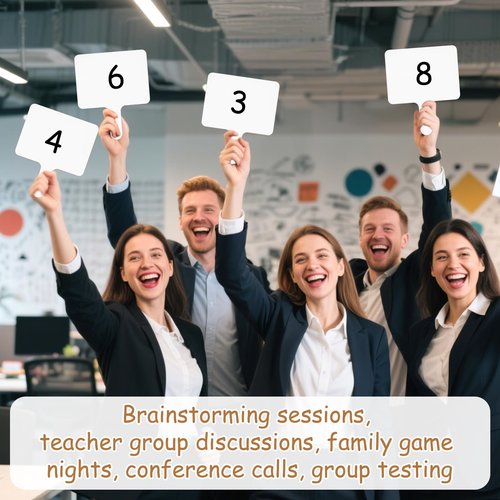 JJUNW 12 PCS 8 x 10.1 Inch Dry Erase Paddle, Handheld Wooden White Board Double Sided Dry Erase Signs Auction Paddles for Students Classroom Office Meeting Voting Answers Shower Games Party