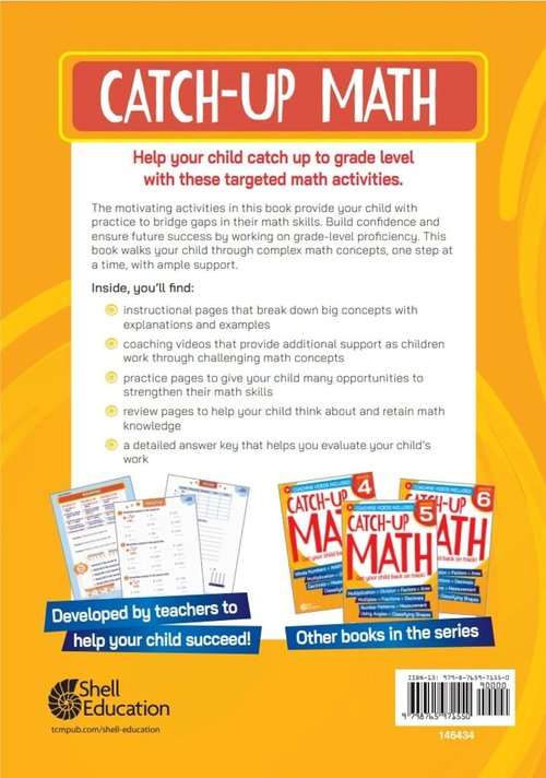 Catch-Up Math | 3rd Grade Learning Workbook - Engaging Activities for Skill Mastery