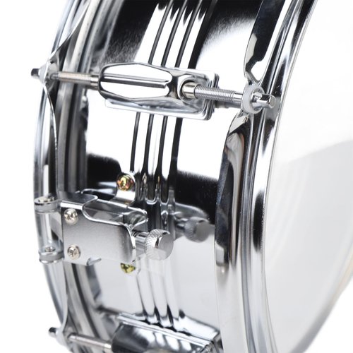 Snare Drum Transparent Shoulder Strap Marching Drum Beginner Practice Snare Drum for Performance