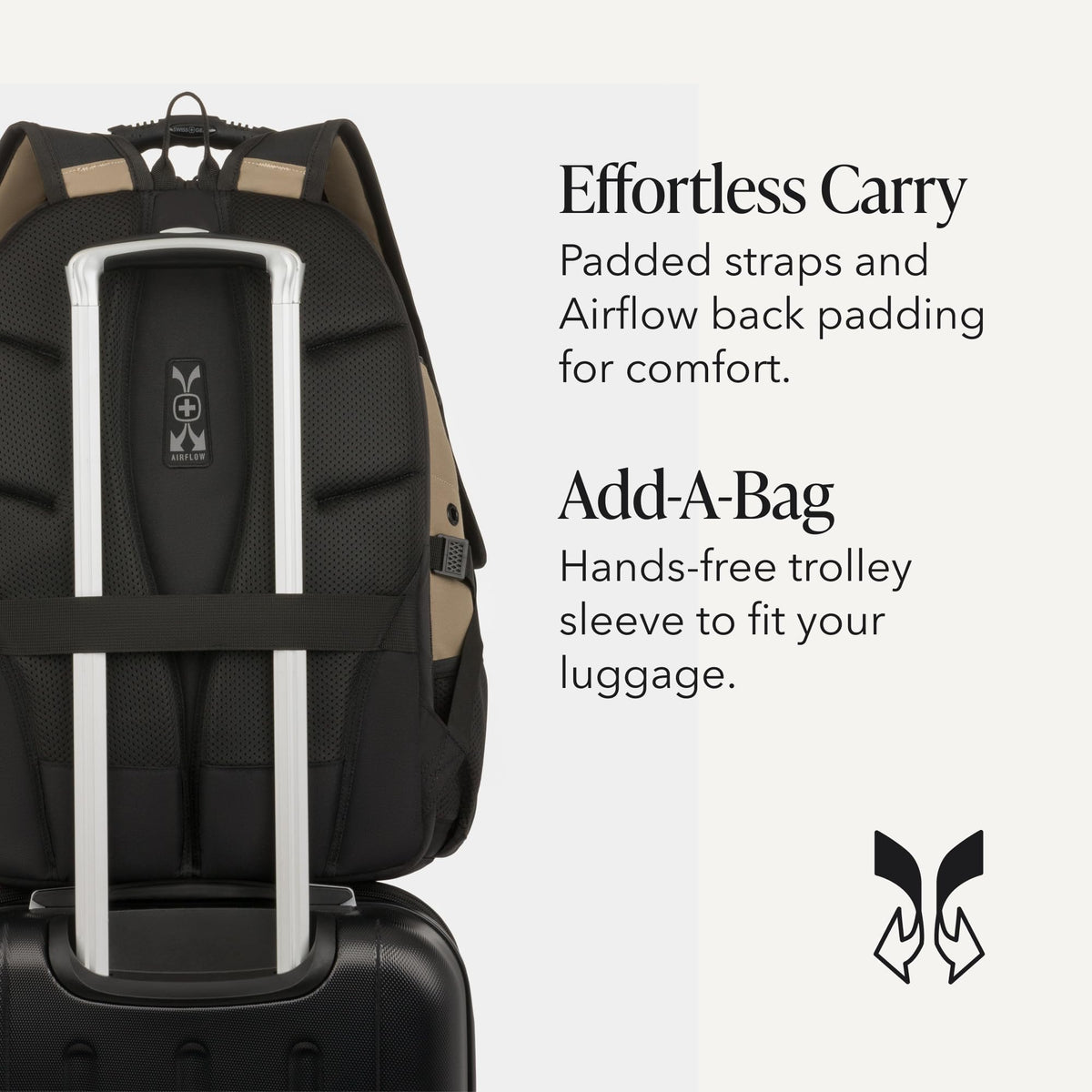 SWISSGEAR 1900 ScanSmart Laptop Backpack, Fits Most 17-Inch Laptops, TSA-Friendly Lay-Flat Design, RFID Protection, and Tablet Pocket, Black, 31L, 18.5-Inch