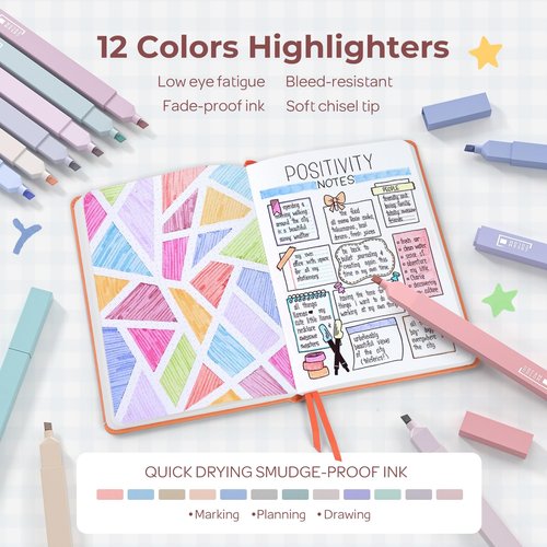Nicpro Bible Journaling Kit, 76PCS Bible Study Supplies with Tabs, Notebook, No Bleed Highlighter and Pens, Bible Study Group Essentials Accessories Set for Students Women Christian Gifts