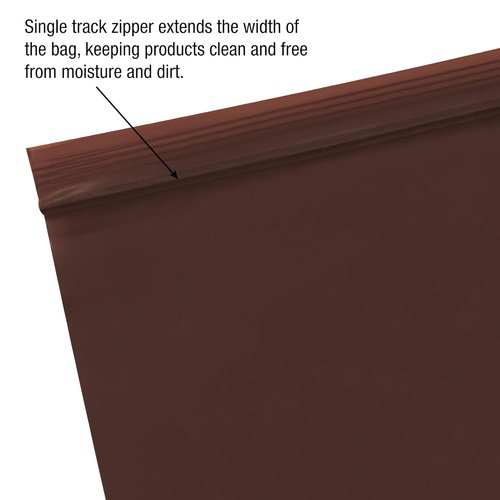 BOX USA Reclosable UV Bags - 3 Mil Thickness, 6" x 8", Amber Color | Pack of 1000