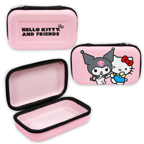 SANRIO Hello Kitty and Friends Pencil Box Set School Supplies Bundle with Kuromi Pencil Case, Stickers, More | Stationery Set for Girls, Toddlers