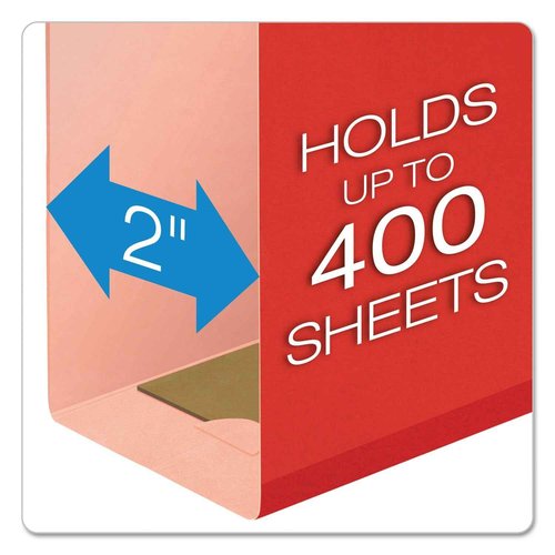 Pendaflex 04152X2 RED Extra Capacity Reinforced Hanging Folders