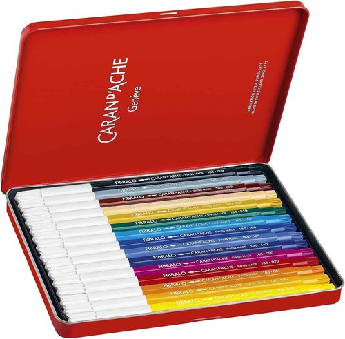 Caran D'ache Fibralo Markers, 15 (185.315)
