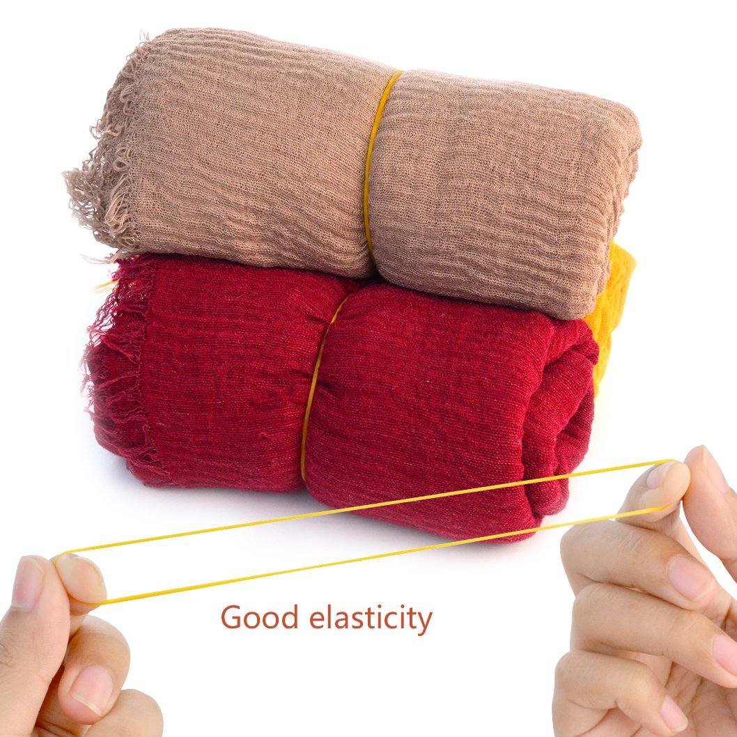 Wobe 1000pcs Rubber Bands, Bank Paper Bills Money Dollars Elastic Stretchable Bands, Sturdy General Purpose Rubber Band