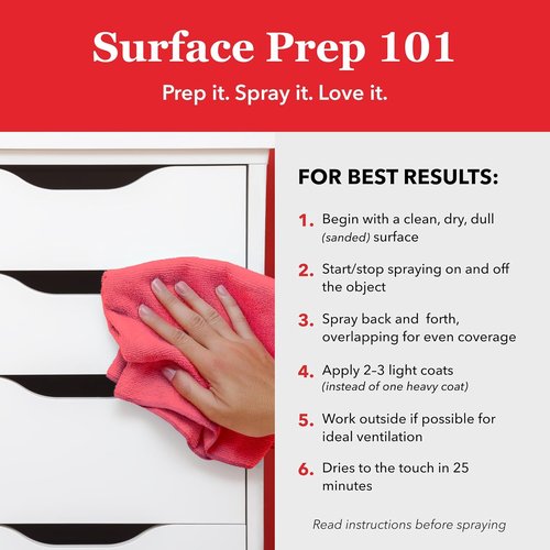 Krylon Fusion All-In-One Spray Paint - Indoor/Outdoor Use, 12 oz, Rolling Surf Color