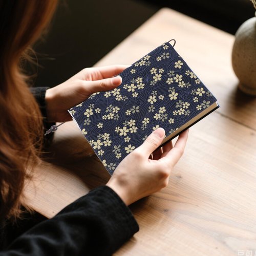 Piriuuo Book Covers for Paperbacks Fit for 5.5x8.2 inch, Book Cover Protector Adjustable Fabric Books Sleeve Covers Floral Flower Pattern Books Cloth for Hardcover Softcover Book Novels