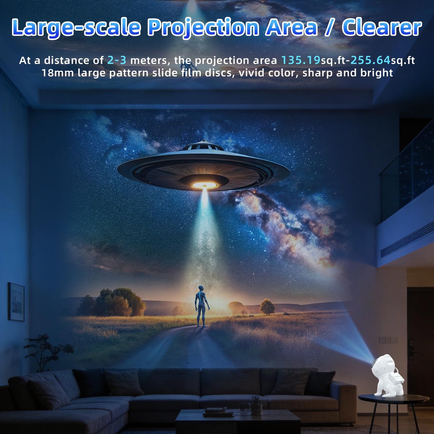 Galaxy Projector Pro for Bedroom,HD 13 in 1 Film Discs Planetarium Star Projector Galaxy Light with Timer,White Noise,Bluetooth,Remote Control,LED Space Galaxy Lamp Room Decor for Bedroom Adults Kids
