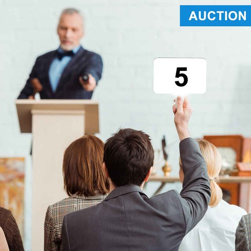 PATIKIL 10x8in Thickened Dry Erase Paddles, 32Pcs Handheld Double Side Square Answer Paddle Dry Erase Boards for Voting Office Party