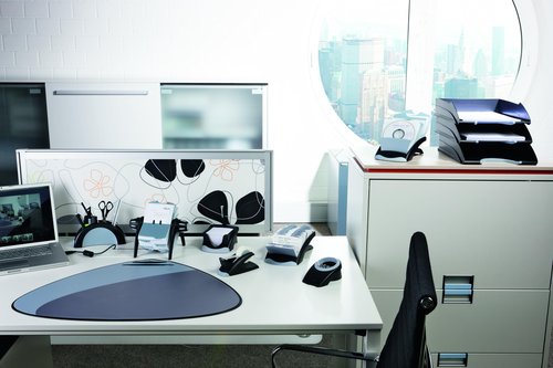 VISIFIX Desk Business Card Files,Black