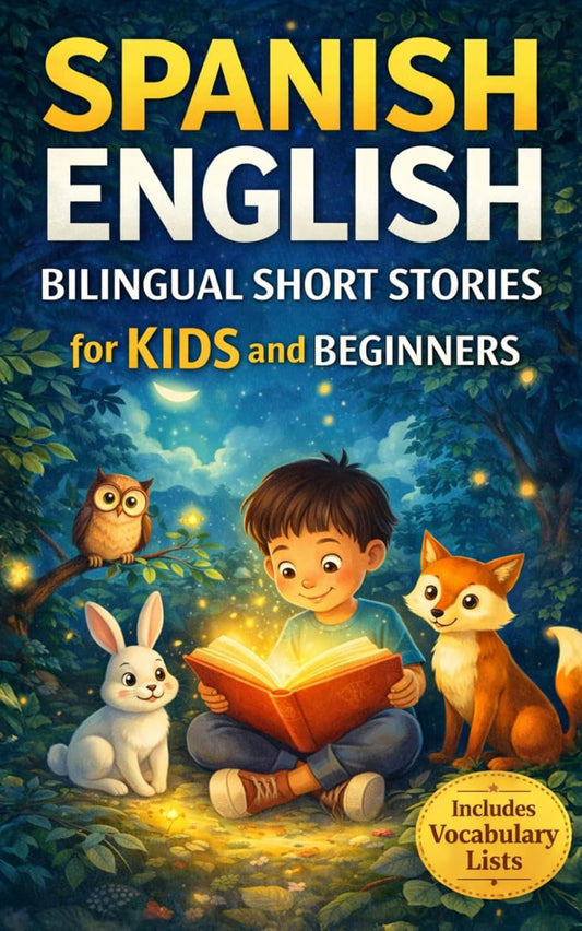 Spanish-English Bilingual Short Stories - Fun 5-Minute Bedtime Tales for Kids to Build Vocabulary