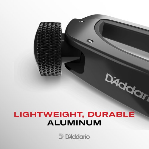 D'Addario Guitar Capo – Pro Plus Capo - Ideal for Acoustic, Electric, Classical, & 12-String Guitars - Black