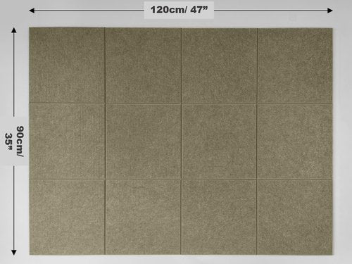 Green Bulletin Board - Felt Cork Board for Office, Home & Classroom | Olive 12-Pack