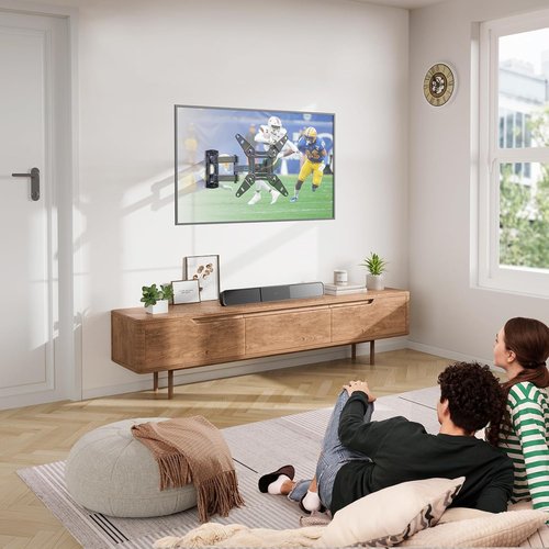 Pipishell Full Motion TV Wall Mount - Fits 13-43 Inch Flat & Curved Screens | Max VESA 200x200mm, 44lbs Capacity