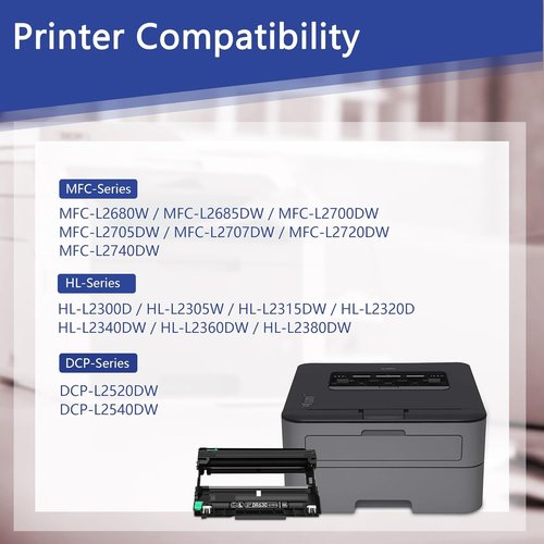 Brother DR630 Drum Unit - High-Quality Replacement for Brother Printers | Black, 1-Pack