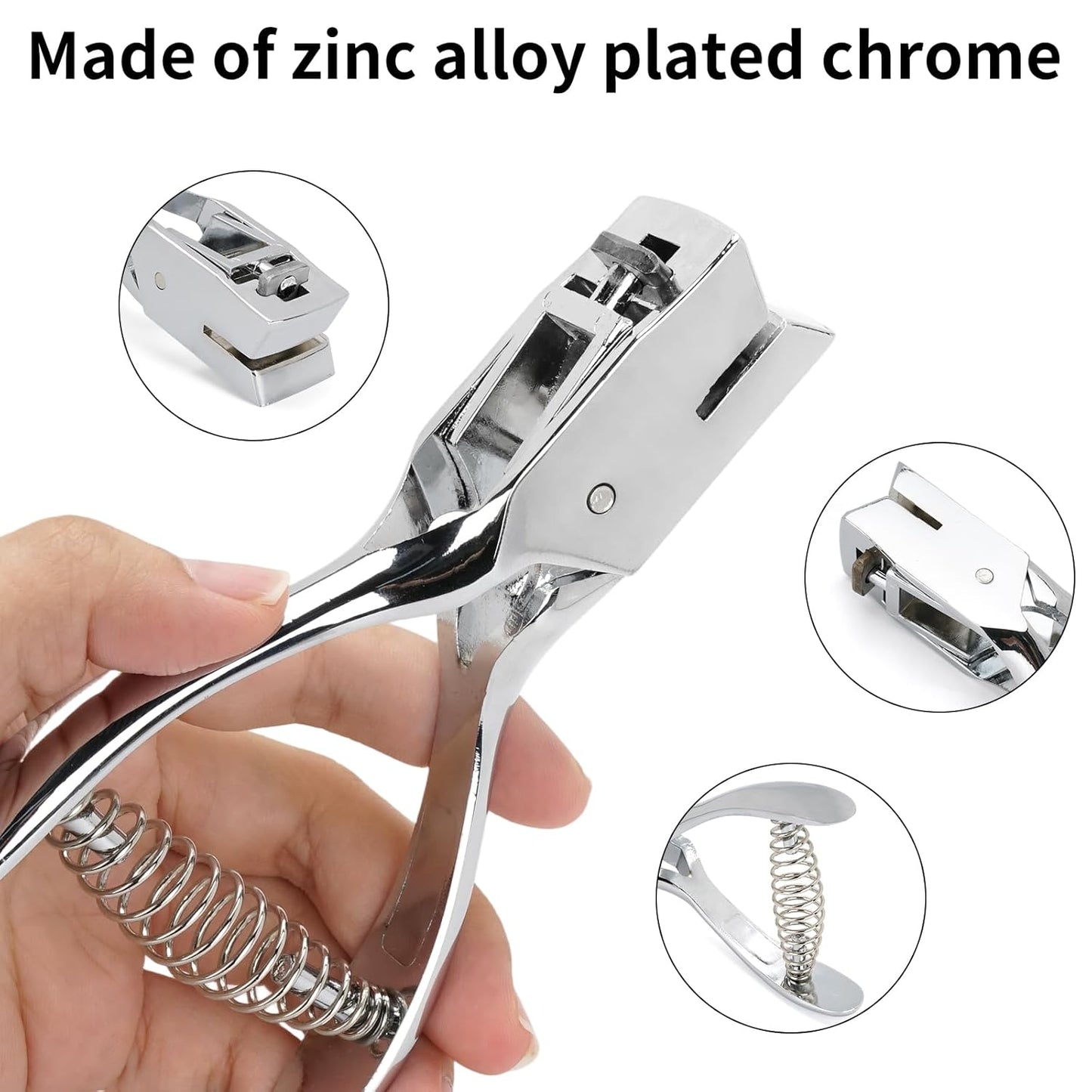 Slot Punch - PVC ID Card Hole Punch Plier Tool - Handheld Design for Easy Use