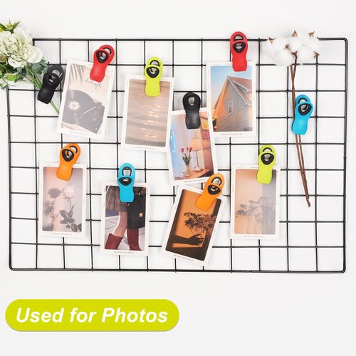 Jetmore Heavy-Duty Magnetic Bag Clips - 12 Pack Food Storage Clips for Chips, Snacks & More