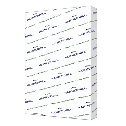 Hammermill Cardstock, Premium Color Copy, 80 lb, 18 x 12-1 Pack (250 Sheets) - 100 Bright, Made in the USA Card Stock, 133200R, White