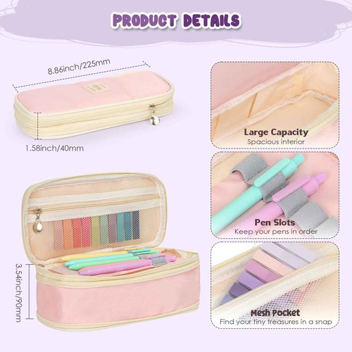 HUIJUTCHEN Bible Study Supplies 32 PCS Bible Journaling Kit with Pencil Case No Bleed Highlighters&Pens Sticky Notes Index Tab Bible Journaling Supplies for School Office Home