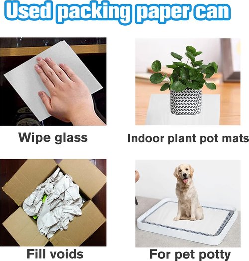 Regine Switzerland Packing Paper - Newsprint Sheets for Safe Shipping & Moving | 100 Sheets, 27”x15”