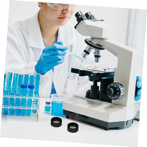 HOLIDYOYO 2pcs Microscope Eyecup Eyepiece Protective Cover Reusable Rubber Eyepiece Guards for Enhanced Viewing Clarity Eye Protection for Microscopes and Telescopes for Labs and Outdoor Use