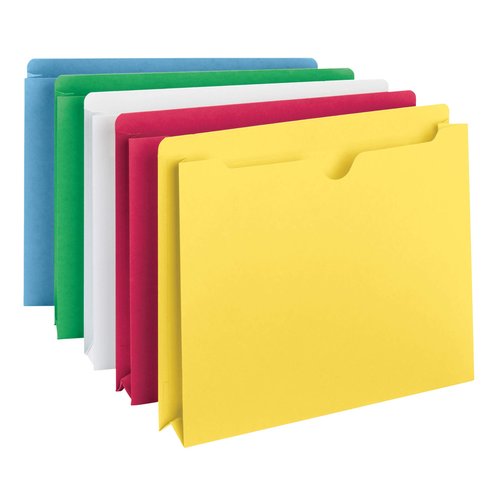 Smead File Pockets and Jackets Letter Size Bundle (5 Pack)