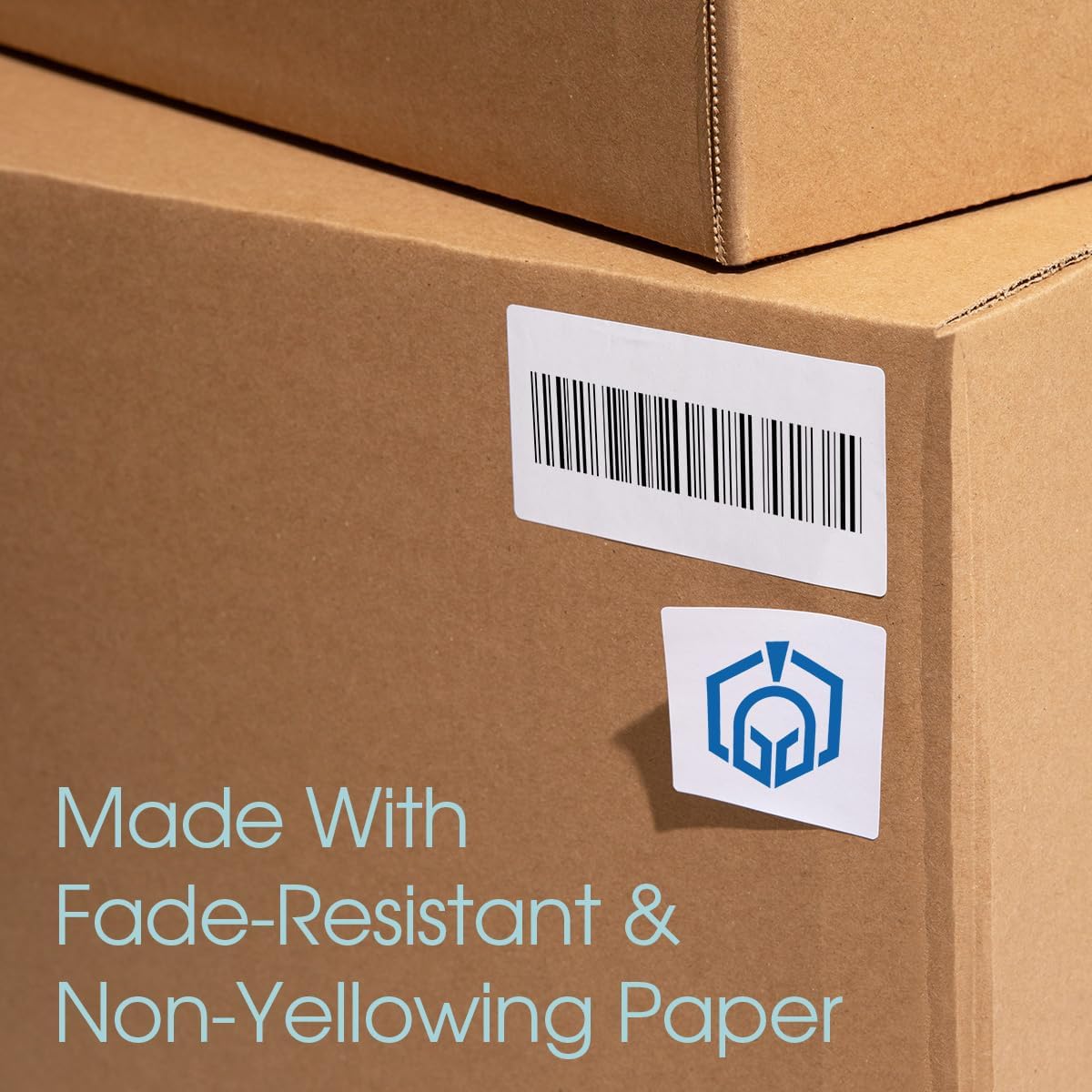 Spartan Industrial Printable Address Labels - 3" x 1.5" Matte White Stickers (500 Sheets, 7000 Labels) for Laser & Inkjet Printers