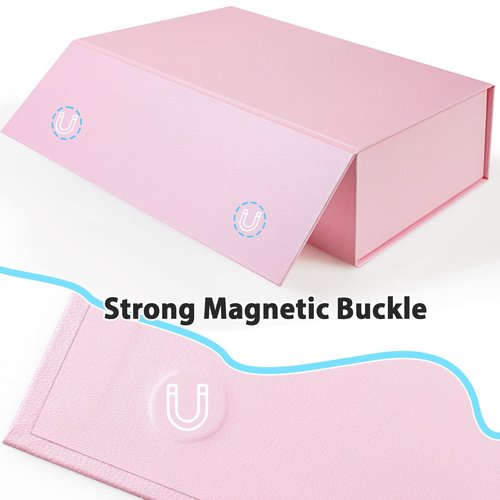 3x5 Index Card Holder Pink Card File Box Organizer, Hold 1200 3x5-Inch Flash Cards- 2 Pack Pink