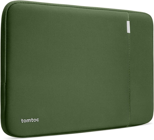 tomtoc 360° Protective Laptop Sleeve - Water-Resistant Case for 13-Inch MacBook Air & Pro