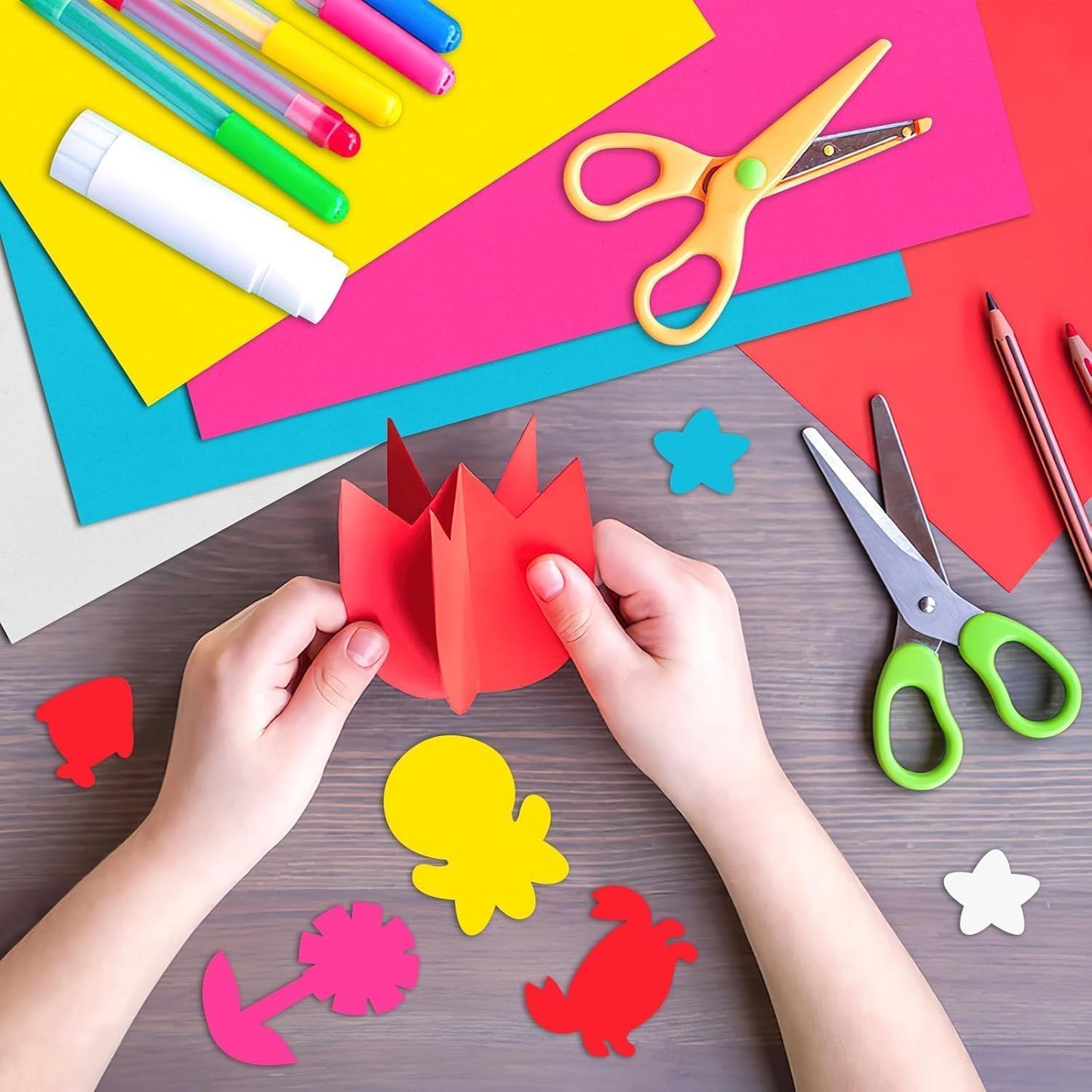 20 Pcs Poster Board Colorful Paper 14x18, ROOKEA Vision Boards Bulk Blank Graphic Display Posterboard Card Paper for Kids School Classroom Arts Craft Projects Drawing Scrapbooking