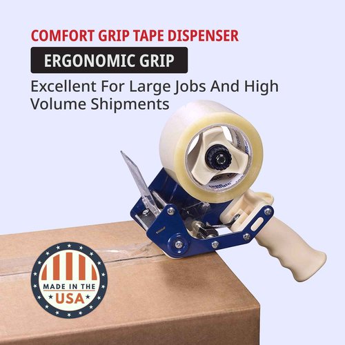 Tape Logic 2" Work Horse Packing Tape Dispenser Gun - Heavy Duty Carton Sealing Tape Dispenser, Industrial & Hand-Held for Home, Office or Warehouse, Supplies for Packing, Shipping, Moving, & Mailing