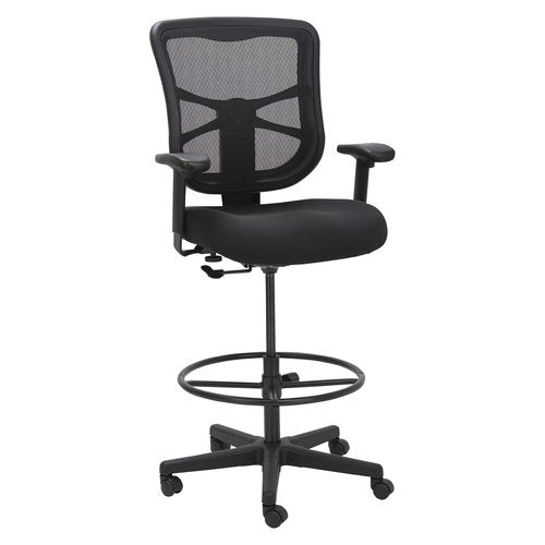 Alera ALE Elusion Series Mesh Stool, Black