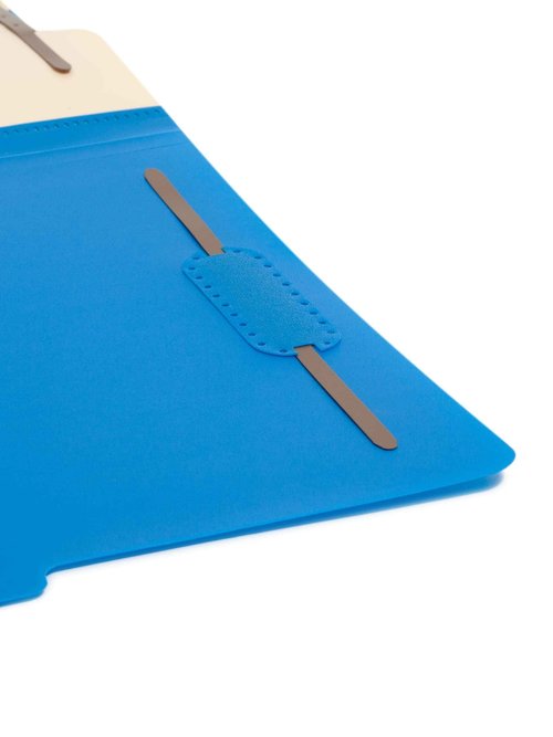 Smead Poly Classification Folder, 2 Dividers, 2" Expansion, 2/5-Cut Tab, Letter Size, Blue, 10 per Box (14045)
