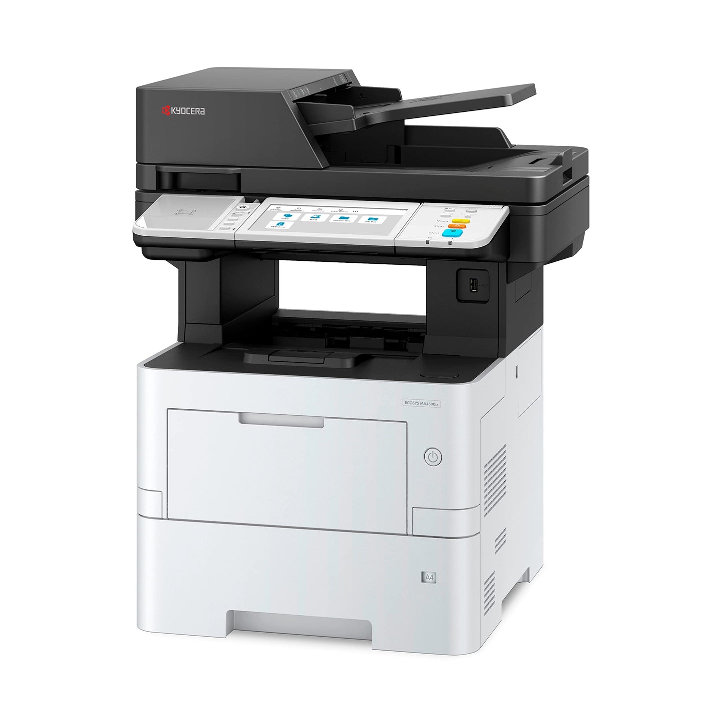 KYOCERA ECOSYS MA4500ix Multifunctional Monochrome Laser Printer (Print/Copy/Scan), 47 ppm, Up to Fine 1200 dpi, Gigabit Ethernet 7 inch Touchscreen Panel, 512 MB